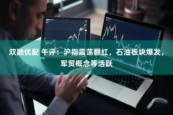 双融优配 午评：沪指震荡翻红，石油板块爆发，军贸概念等活跃