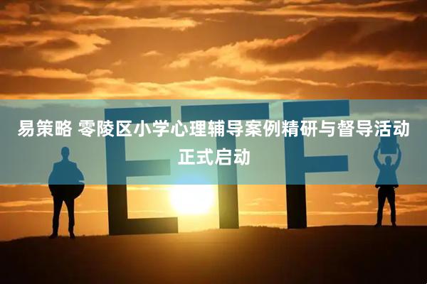 易策略 零陵区小学心理辅导案例精研与督导活动正式启动